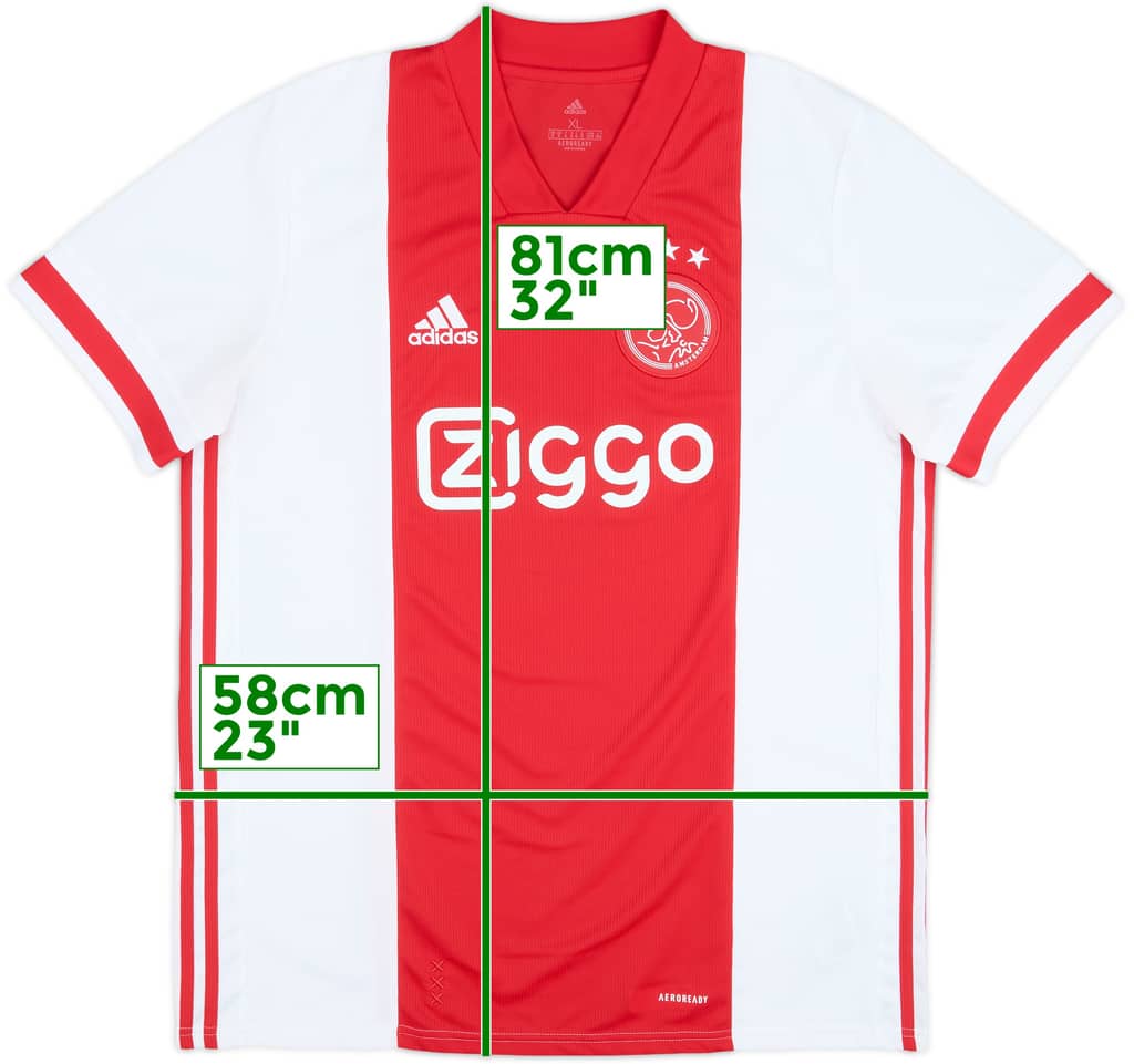 2020-21 Ajax Camiseta Local - 8/10 - (XL)