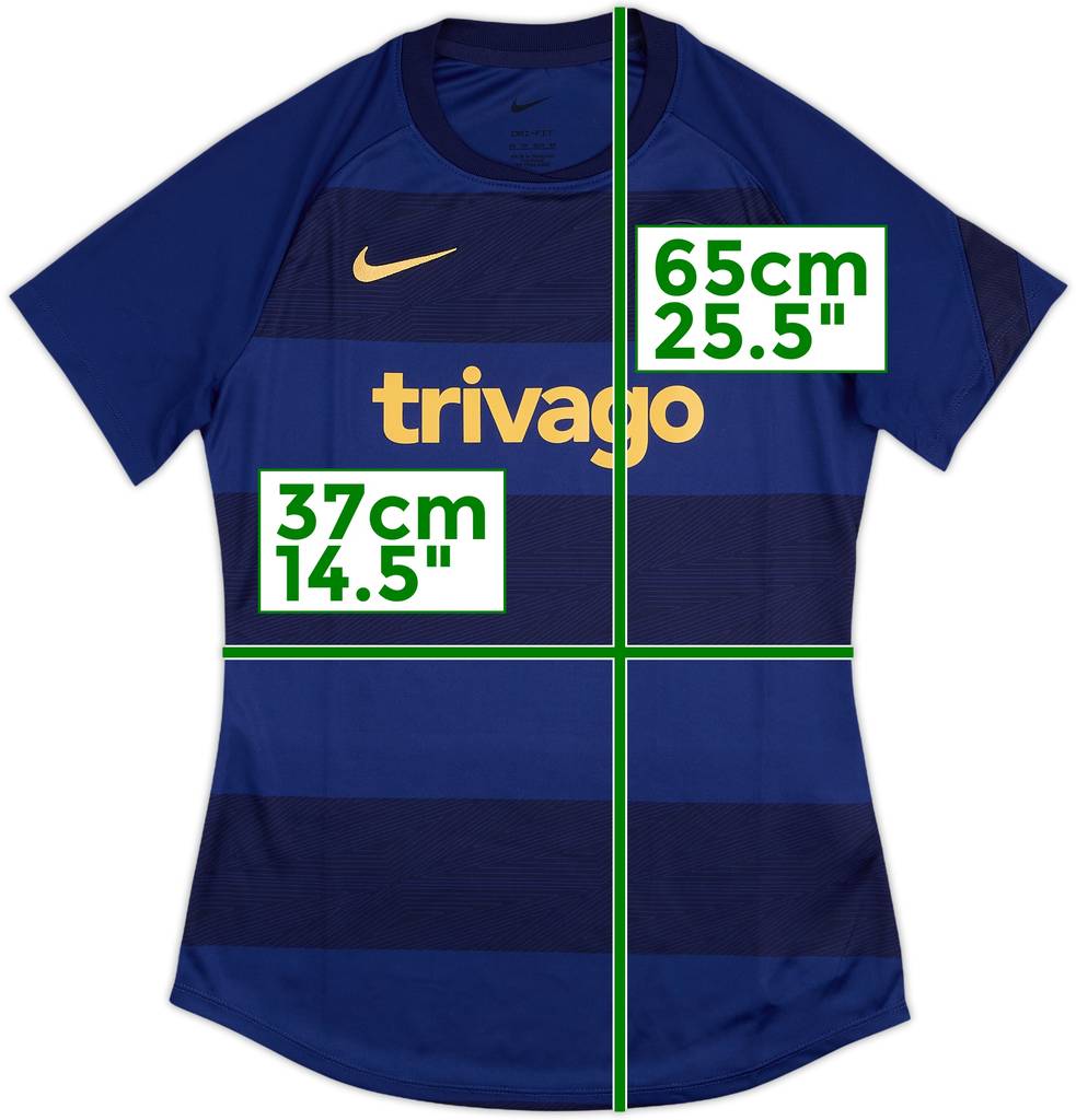 Camiseta Nike de entrenamiento del Chelsea 2022-23 - 9/10 - (Mujeres XS)