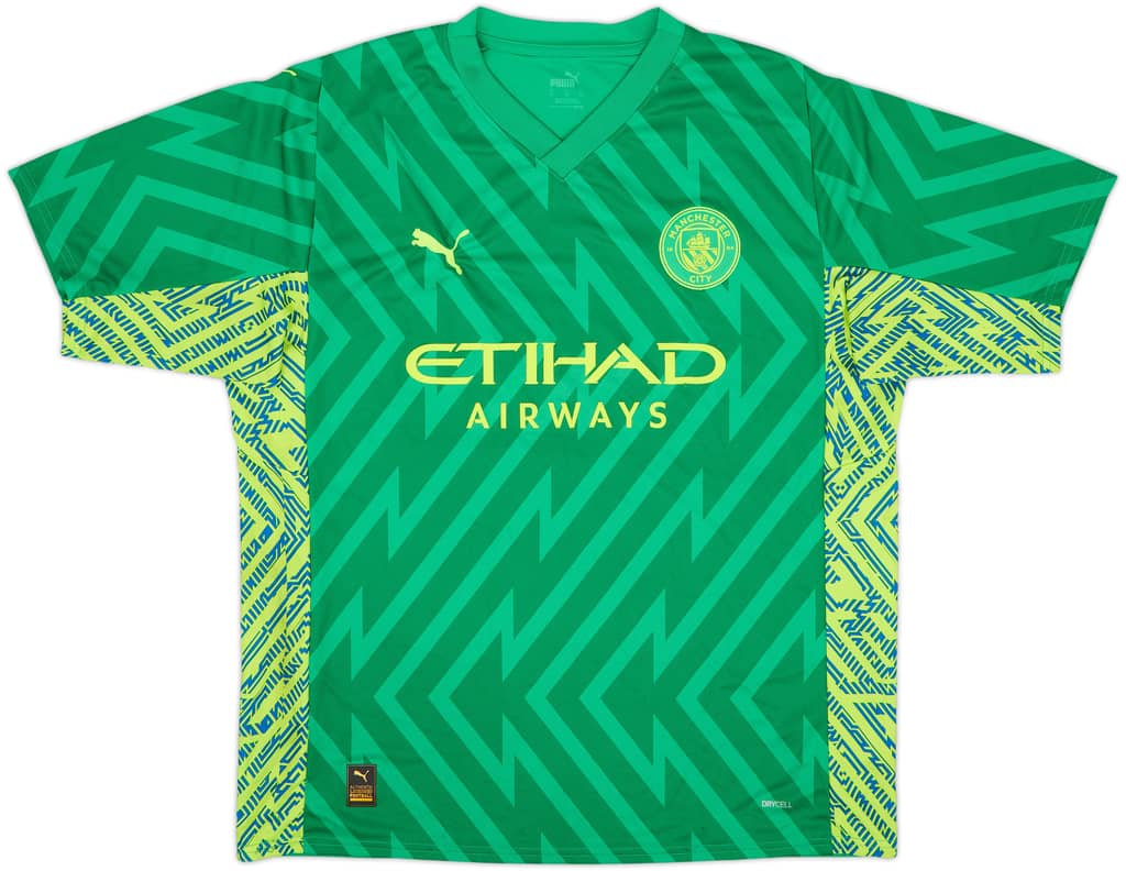 2023-24 Manchester City GK Shirt - 6/10 - (XL)