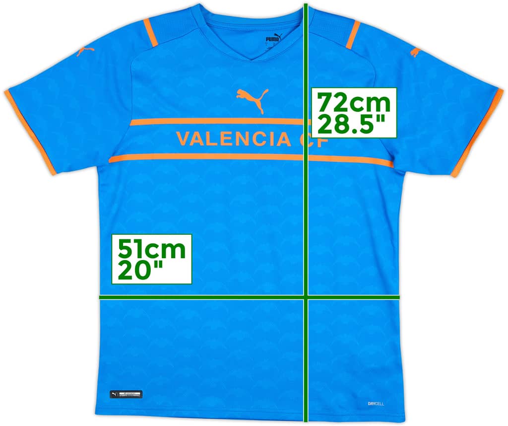 2021-22 Valencia Third Shirt - 10/10 - (L)