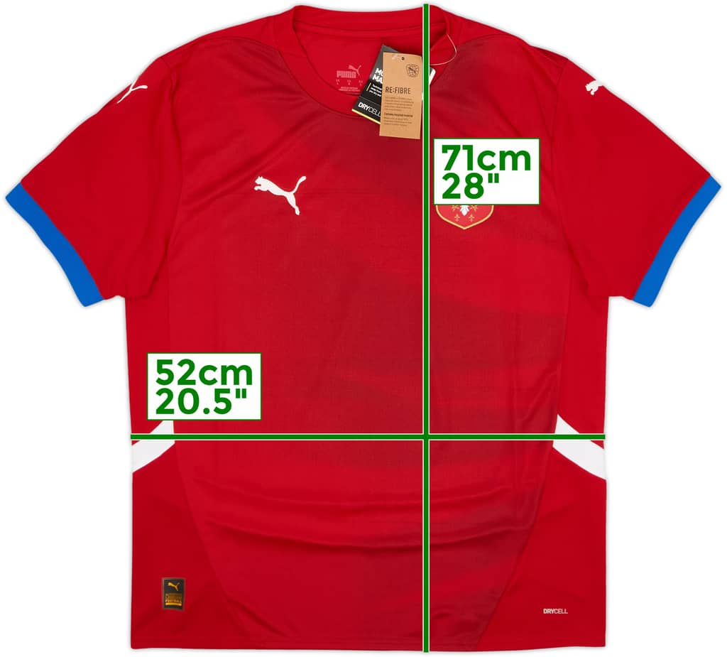 2024-25 Serbia Home Shirt (L)