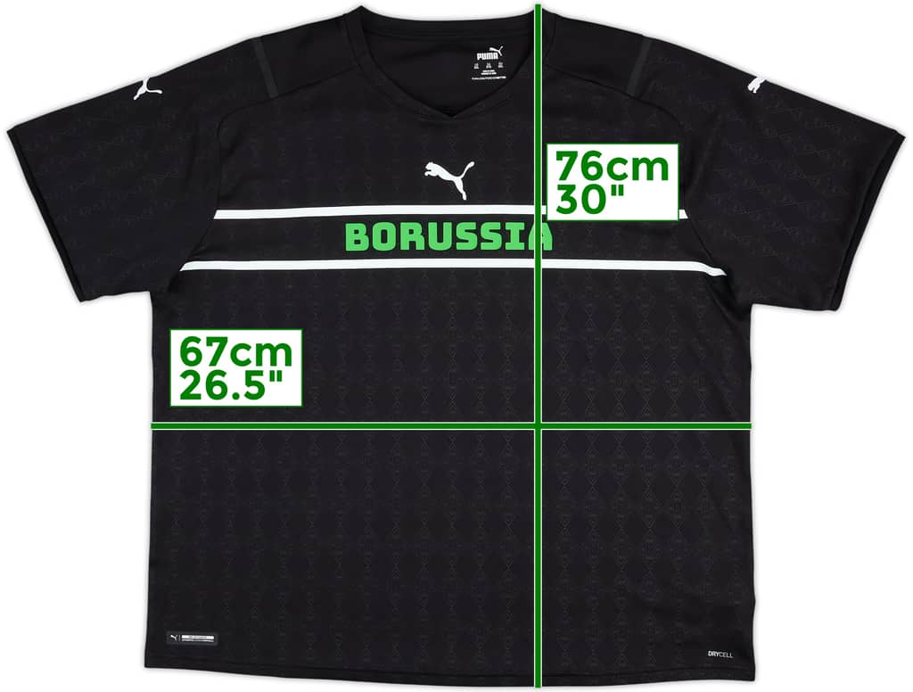 2021-22 Borussia Monchengladbach Third Shirt - 9/10 - (3XL)