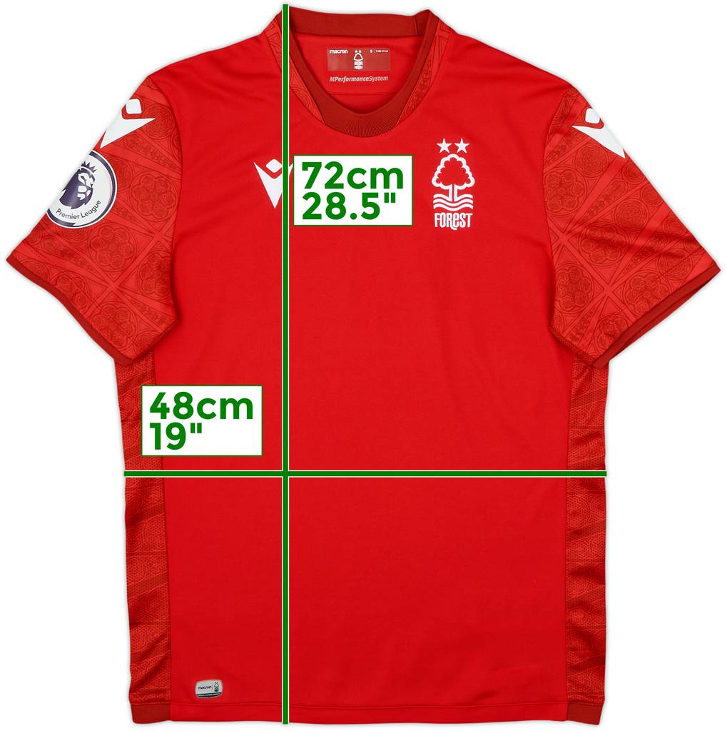2022-23 Nottingham Forest Home Shirt - 10/10 - (S)