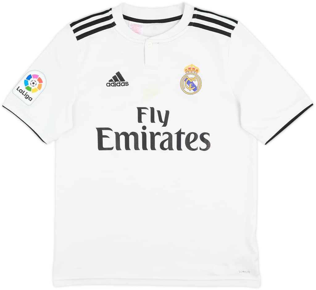 2018-19 Real Madrid Home Shirt - 5/10 - (XL.Boys)