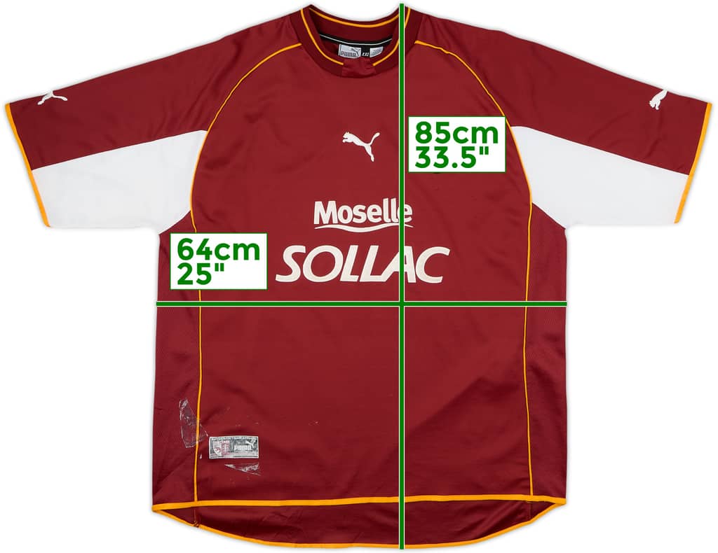 2002-03 Metz Home Shirt - 5/10 - (XXL)