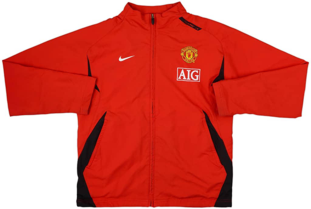 2007-08 Manchester United Nike Track Jacket - 8/10 - (M)