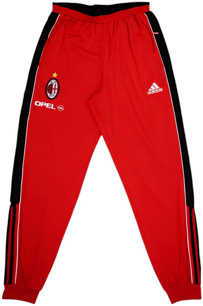 2000-01 AC Milan adidas Track Pants/Bottoms - 9/10 - (L)