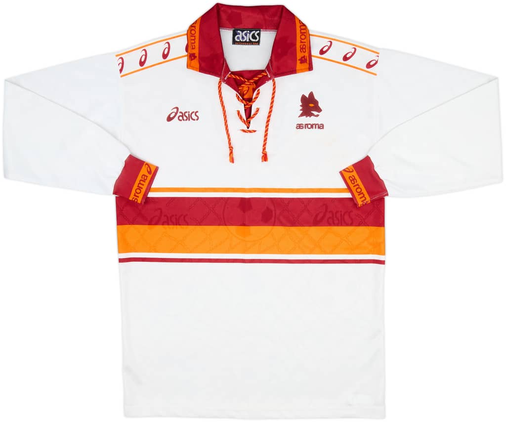 1994-95 Roma Away L/S Shirt - 8/10 - (XL)