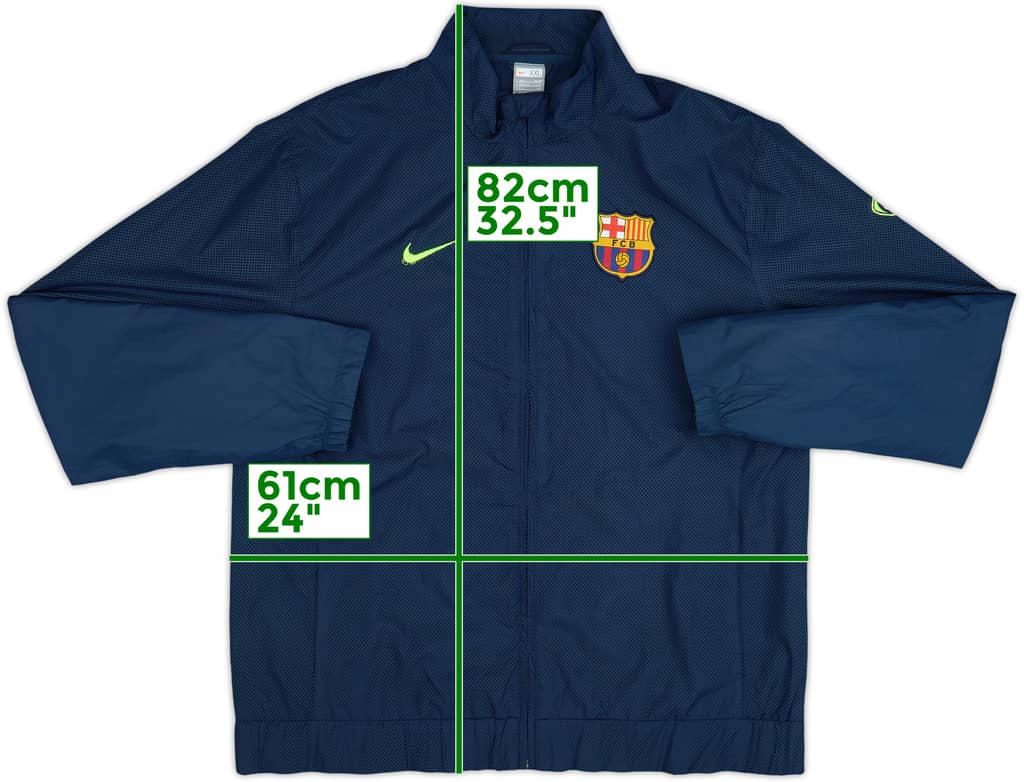Chaqueta de chándal Nike del Barcelona 2009-10 - 9/10 - (XXL)