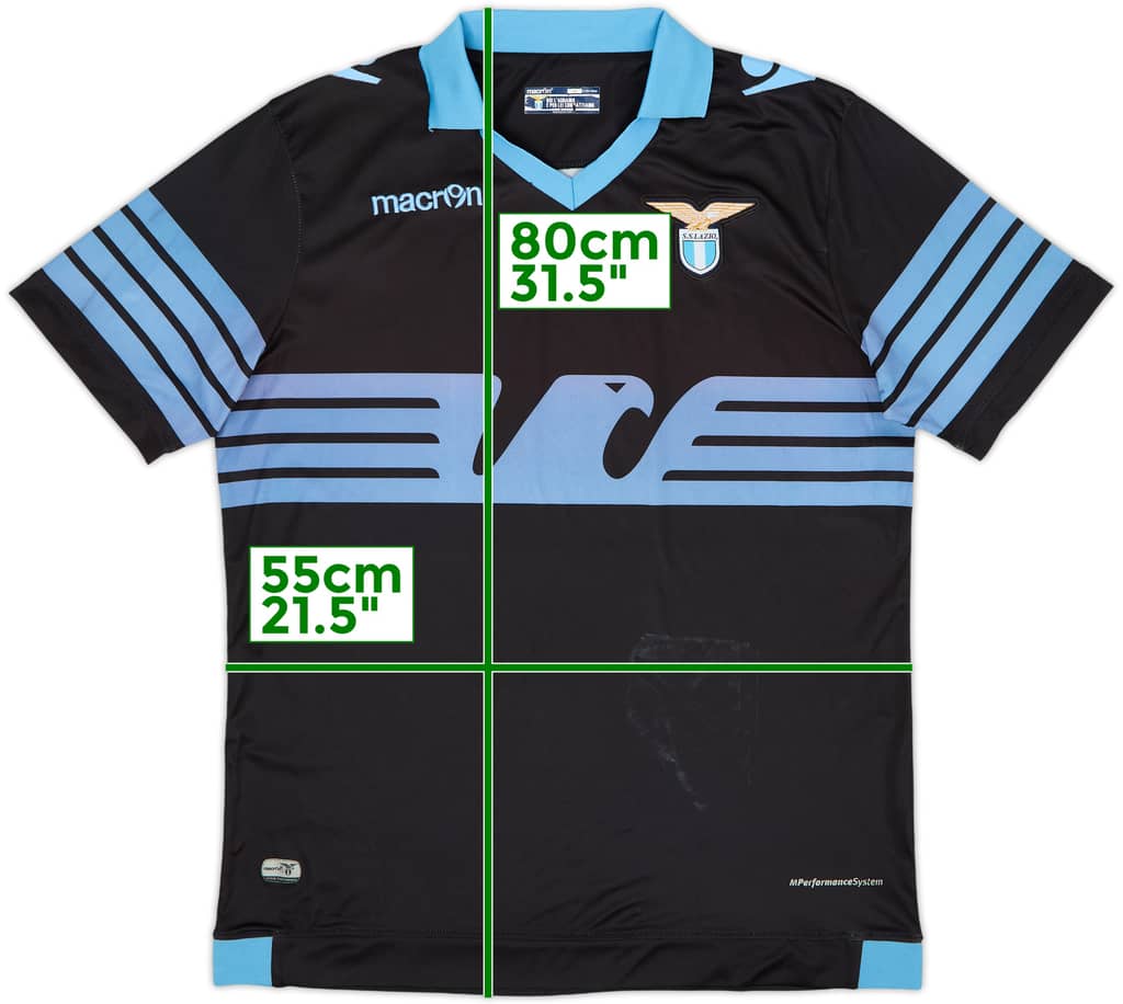 2015-16 Lazio Away Shirt - 5/10 - (XL)