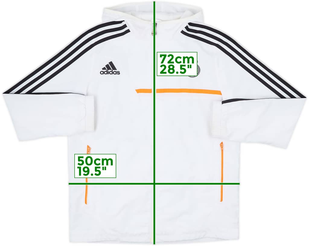 2013-14 Real Madrid adidas Hooded Track Jacket - 6/10 - (L.Boys)