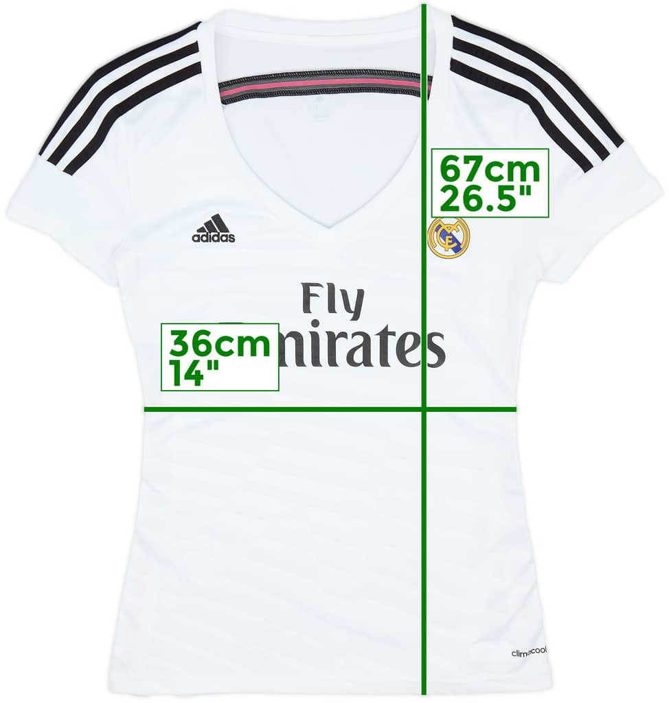 2014-15 Real Madrid Home Shirt - 7/10 - (Women's M)
