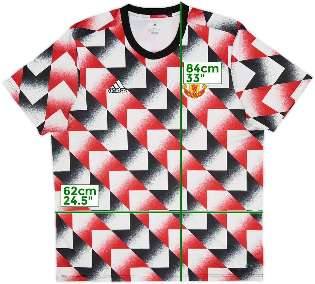 2022-23 Manchester United adidas Training Shirt - 10/10 - (XXL)