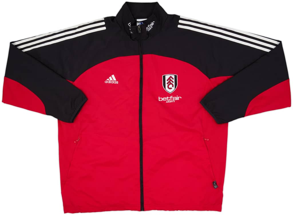 2001-02 Fulham Player Issue adidas Track Jacket - 8/10 - (L/XL)