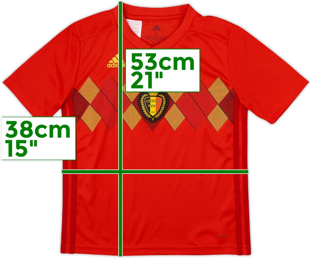 2018-19 Belgium Home Shirt - 9/10 - (S.Boys)