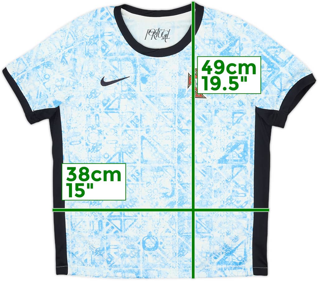 2024-25 Portugal Away Shirt - 10/10 - (7-8 Years)