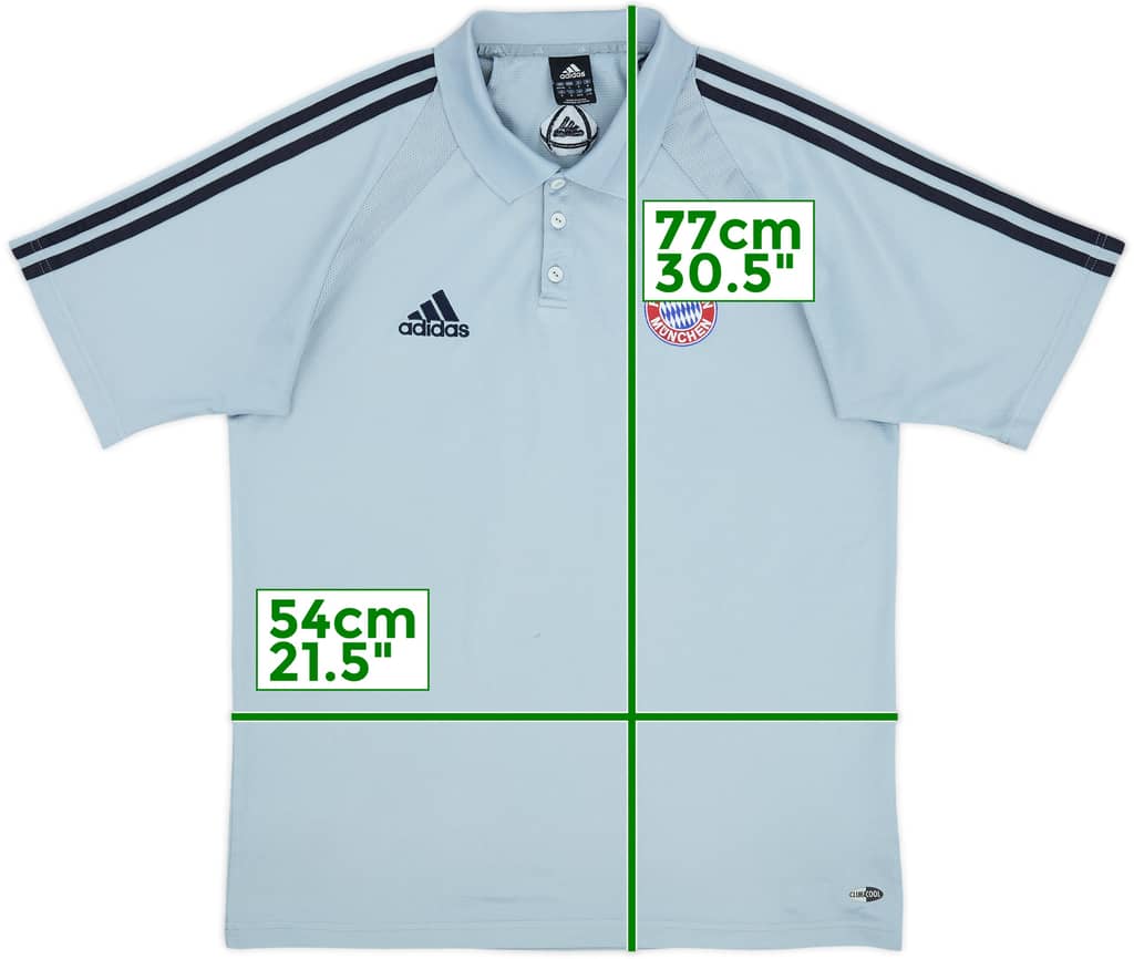 2004-05 Bayern Munich adidas Polo Shirt - 8/10 - (L)