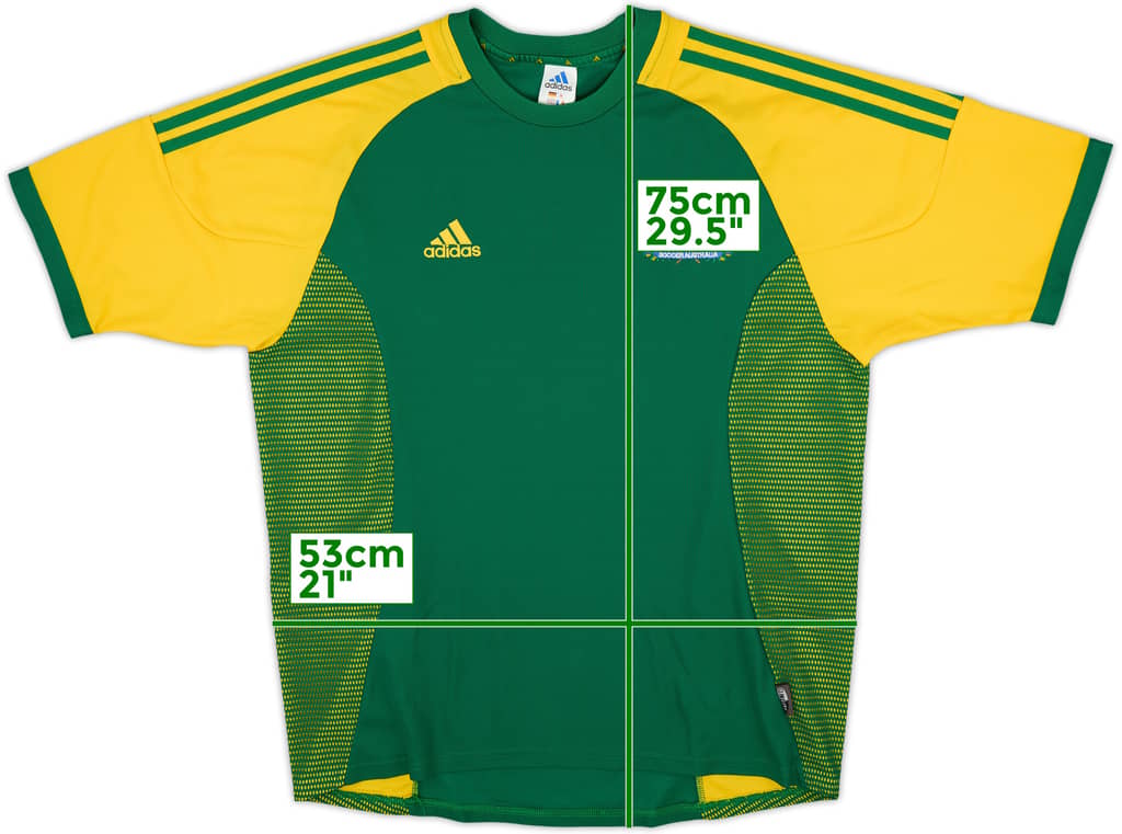 2002-03 Australia Home Shirt - 9/10 - (L)