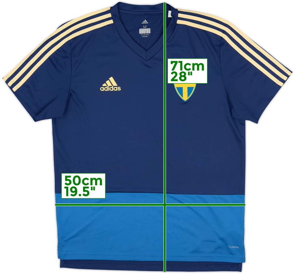 Camiseta adidas de entrenamiento de Sweden 2018-19 - 8/10 - (M)
