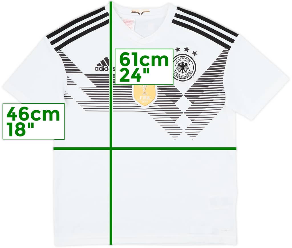 2018-19 Germany Home Shirt - 8/10 - (L.Boys)