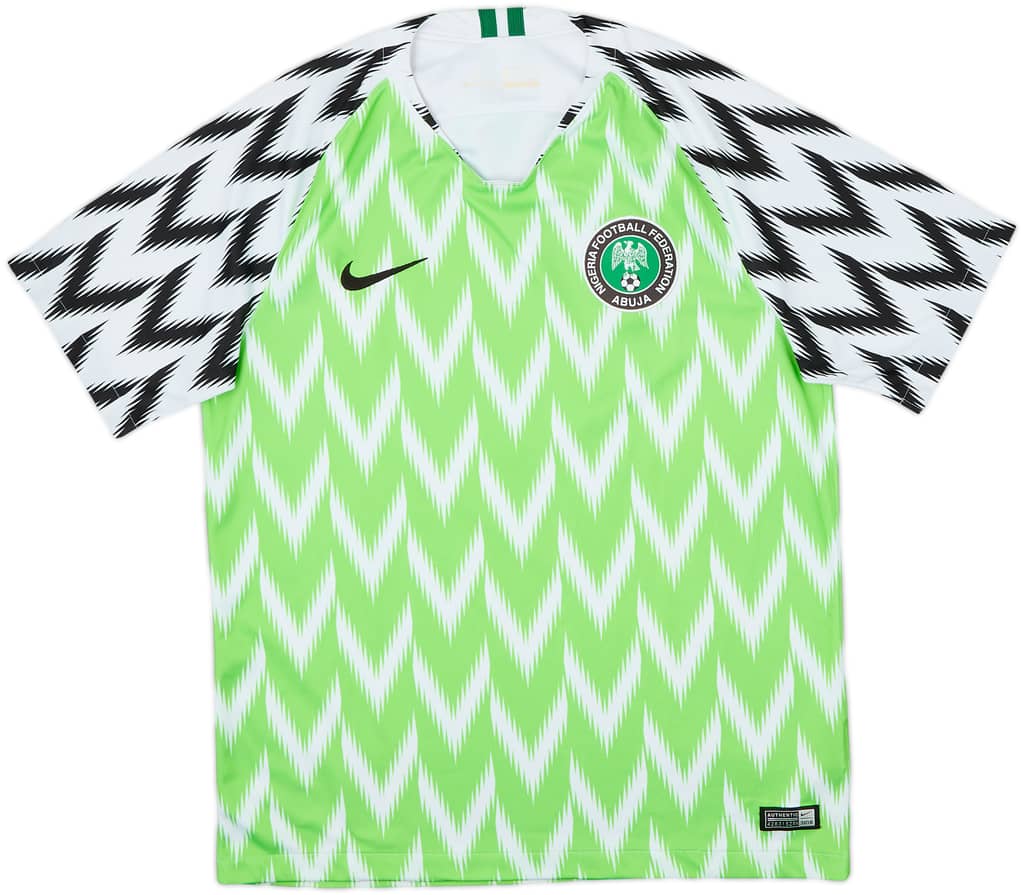 2018-19 Nigeria Home Shirt - 8/10 - (M)
