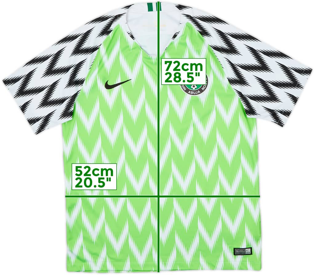2018-19 Nigeria Home Shirt - 8/10 - (M)