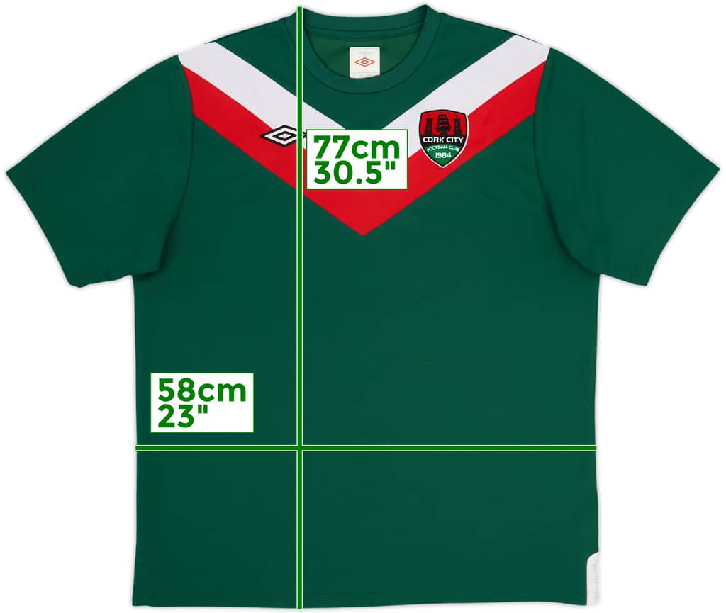 2012-13 Cork City Home Shirt - 9/10 - (XL)