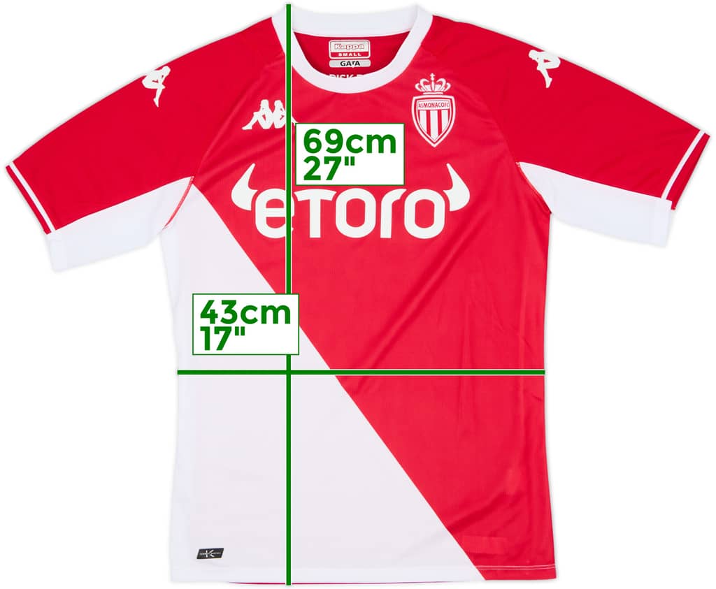 Camiseta de local de Monaco 2021-22 - 10/10 - (S)