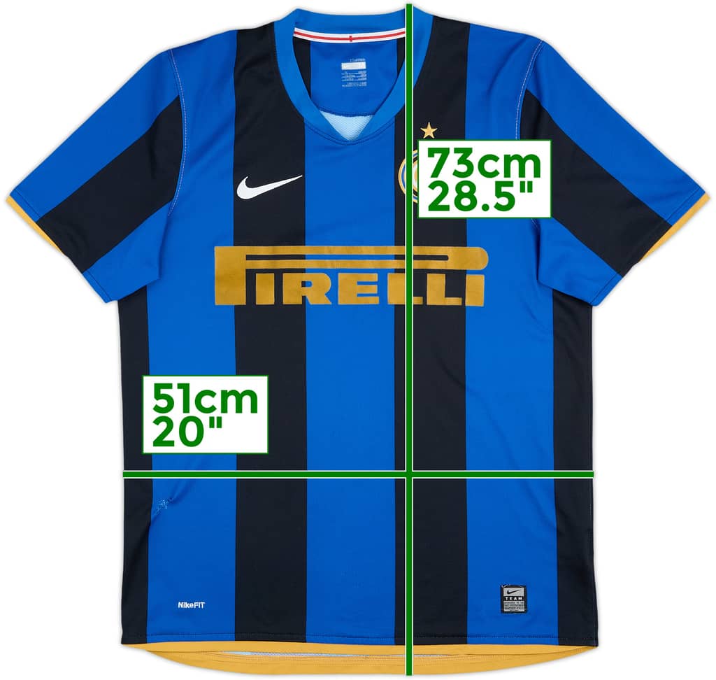 2008-09 Inter Milan Home Shirt - 5/10 - (M)
