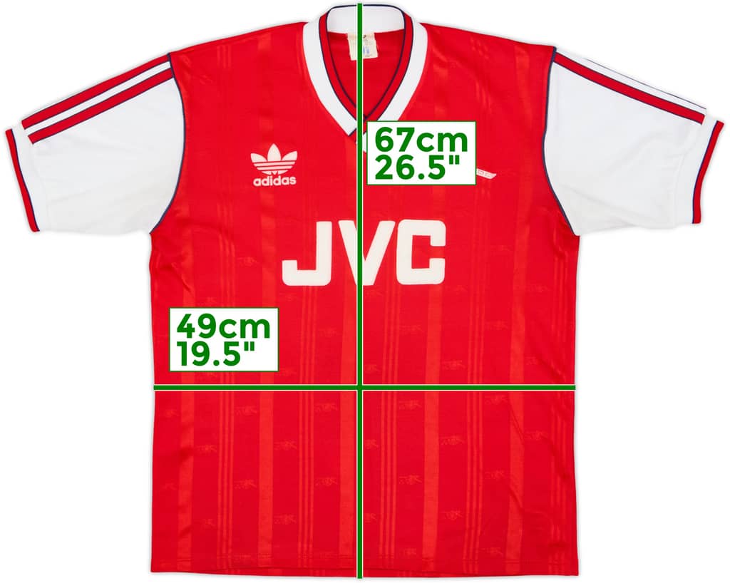 1986-88 Arsenal Home Shirt - 9/10 - (L)