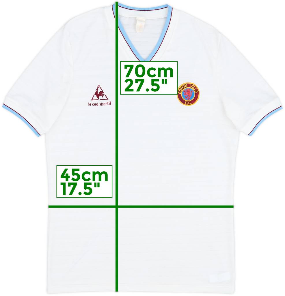 Camiseta de visitante del Aston Villa 1984-85 - 10/10 - (M)