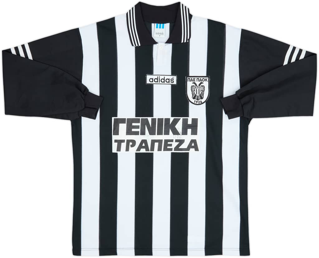 1997-98 PAOK Home L/S Shirt - 7/10 - (M)