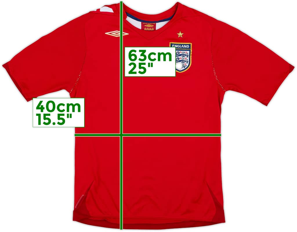 2006-08 England Away Shirt - 10/10 - (Women's S)