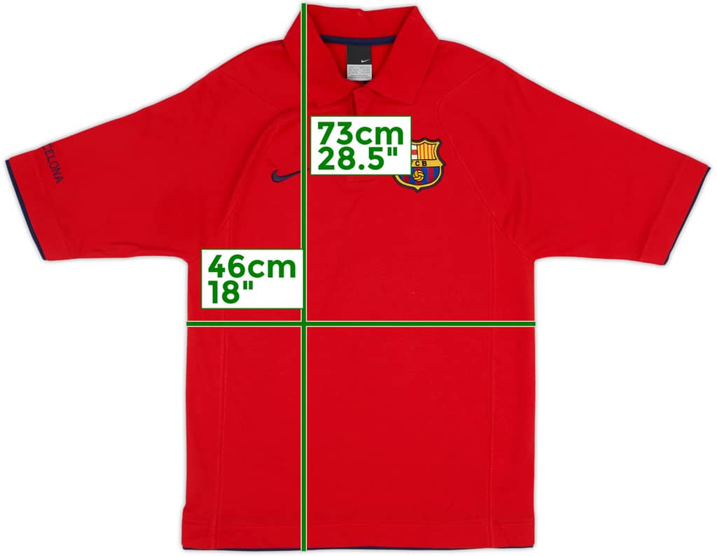 2006-07 Barcelona Nike Polo Shirt - 8/10 - (S)
