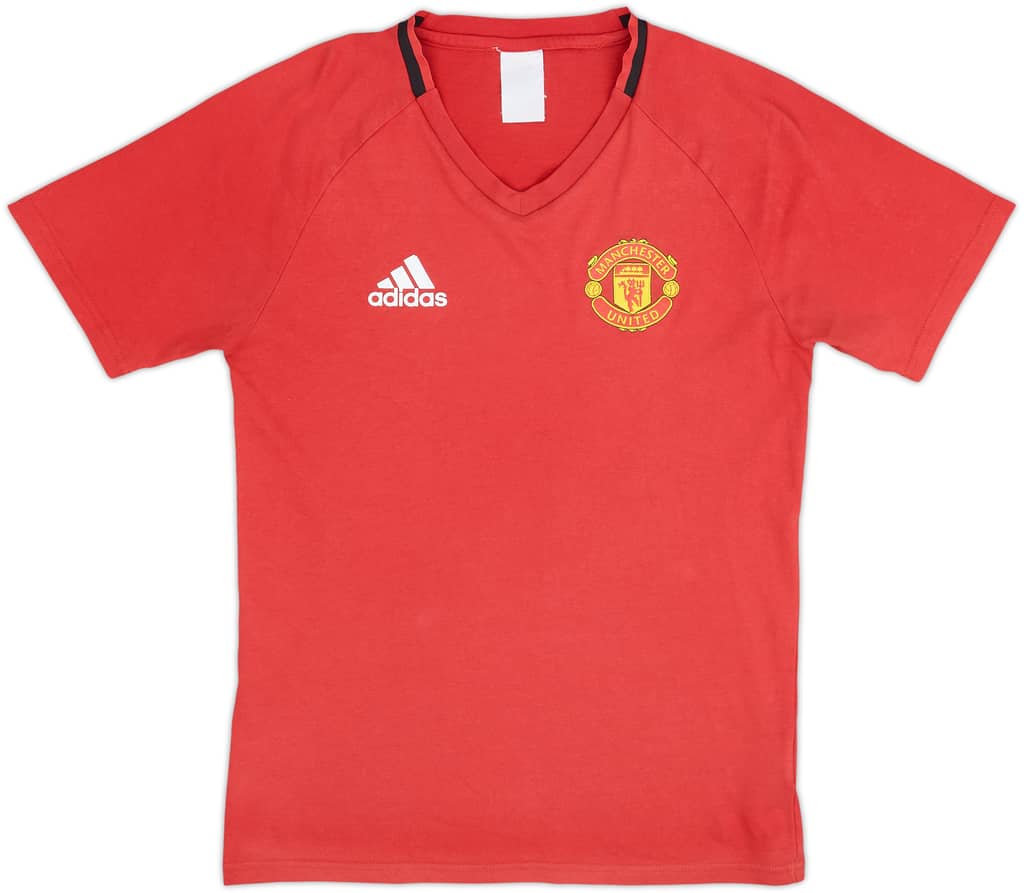 2015-16 Manchester United adidas Cotton Tee - 5/10 - (XS)