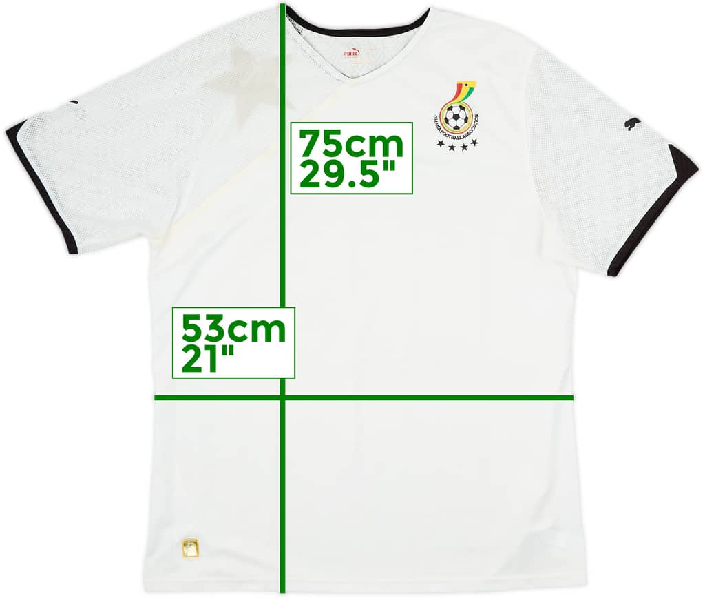 2010-11 Ghana Home Shirt - 10/10 - (L)