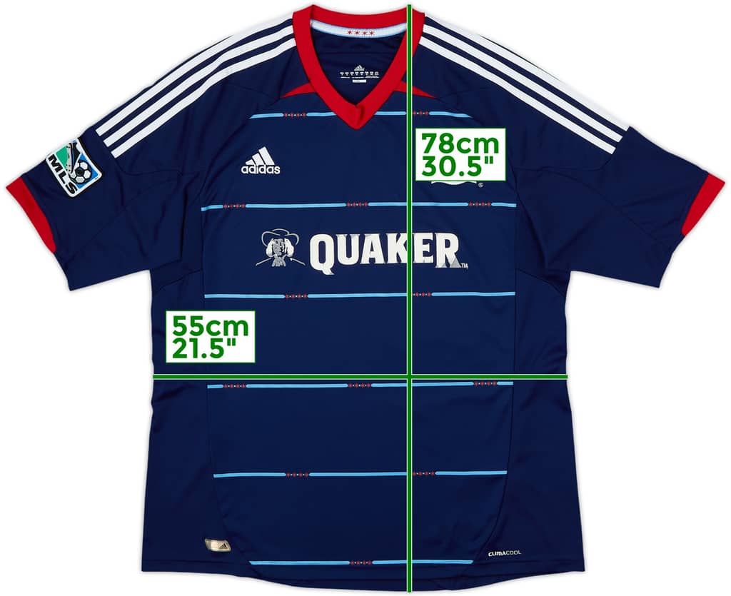 Camiseta de visitante del Chicago Fire 2012-14 - 6/10 - (XL)