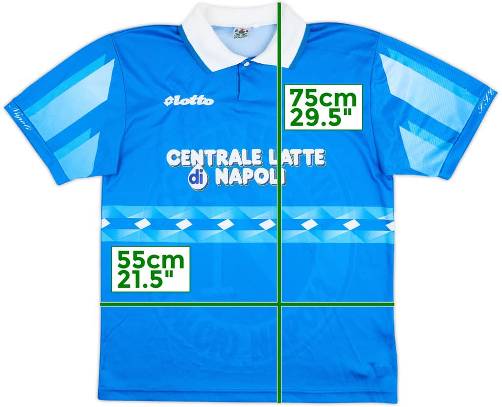Camiseta de local del Napoli 1996-97 - 9/10 - (L)