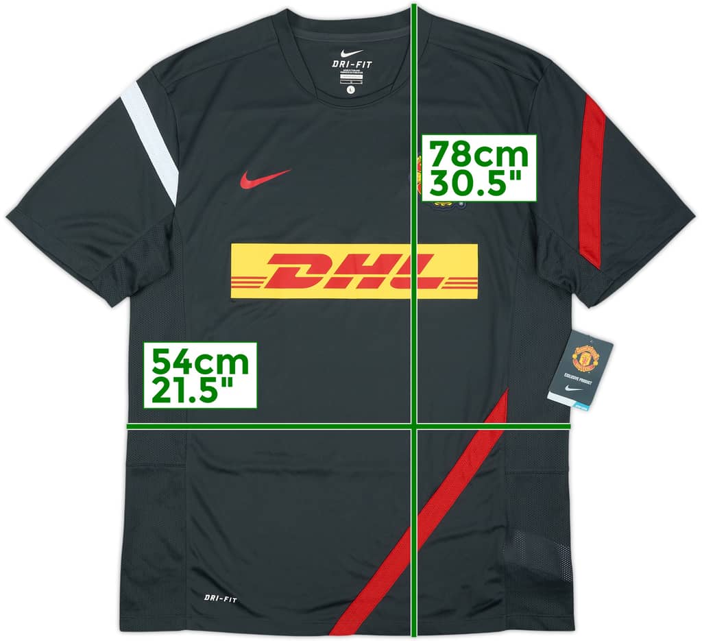 2011-12 Manchester United Nike Training Shirt (L)