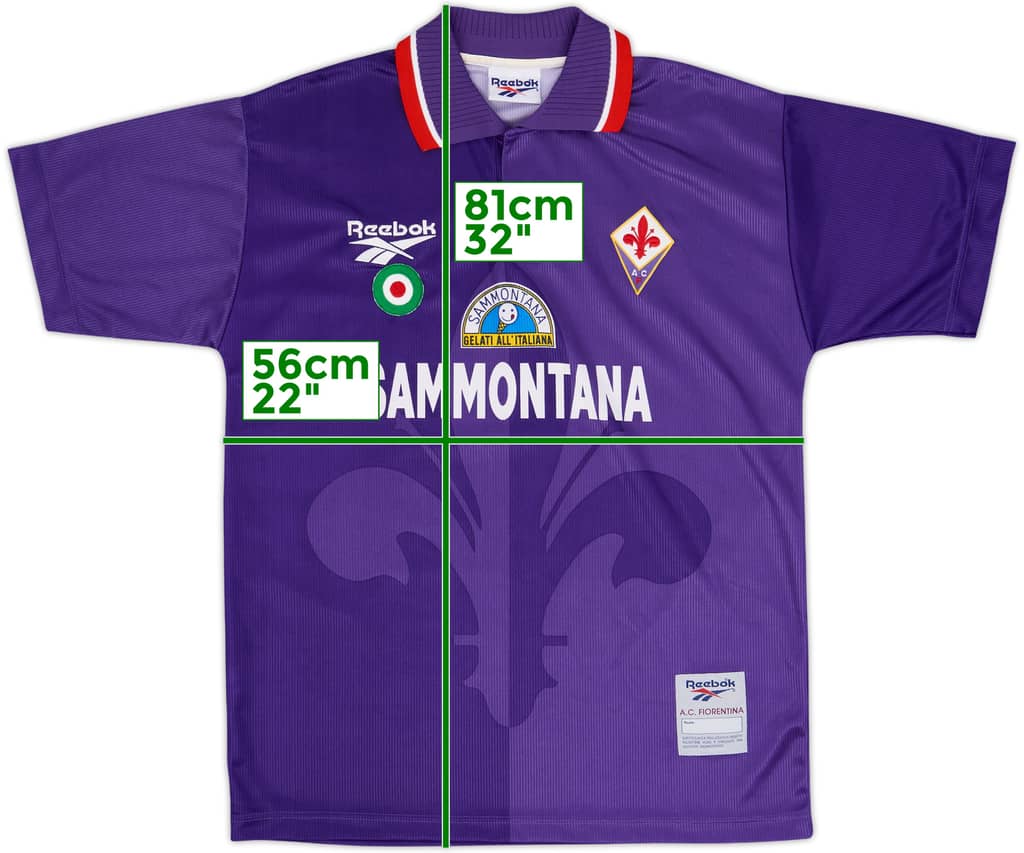 1996-97 Fiorentina Home Shirt - 9/10 - (L)