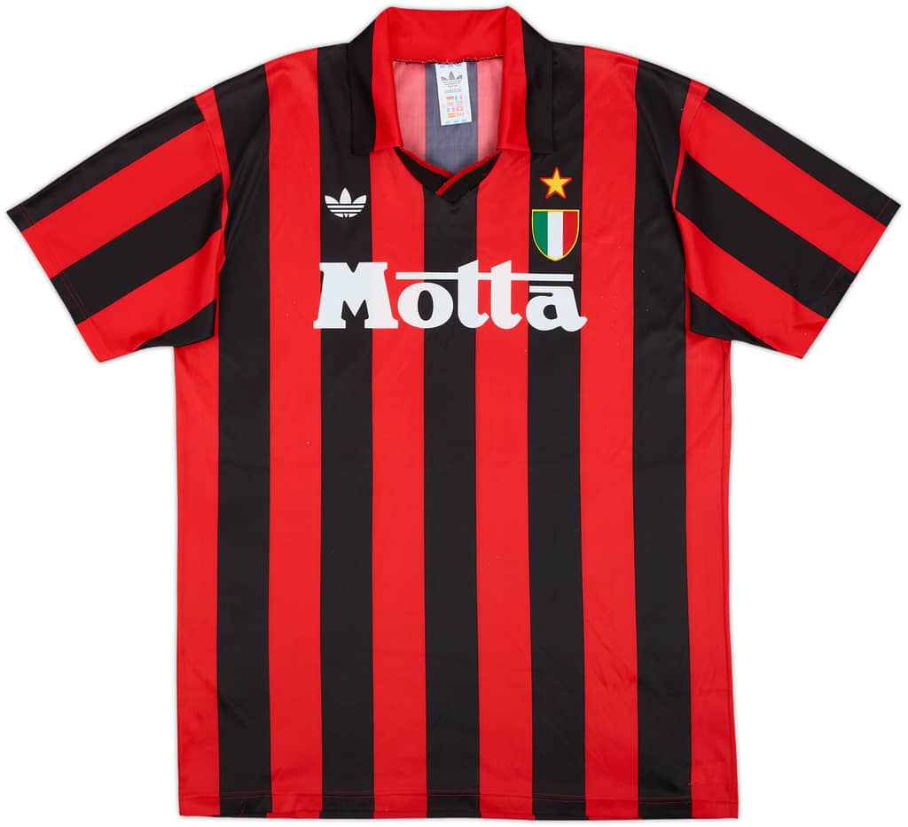 1992-93 AC Milan Home Shirt - 8/10 - (L)