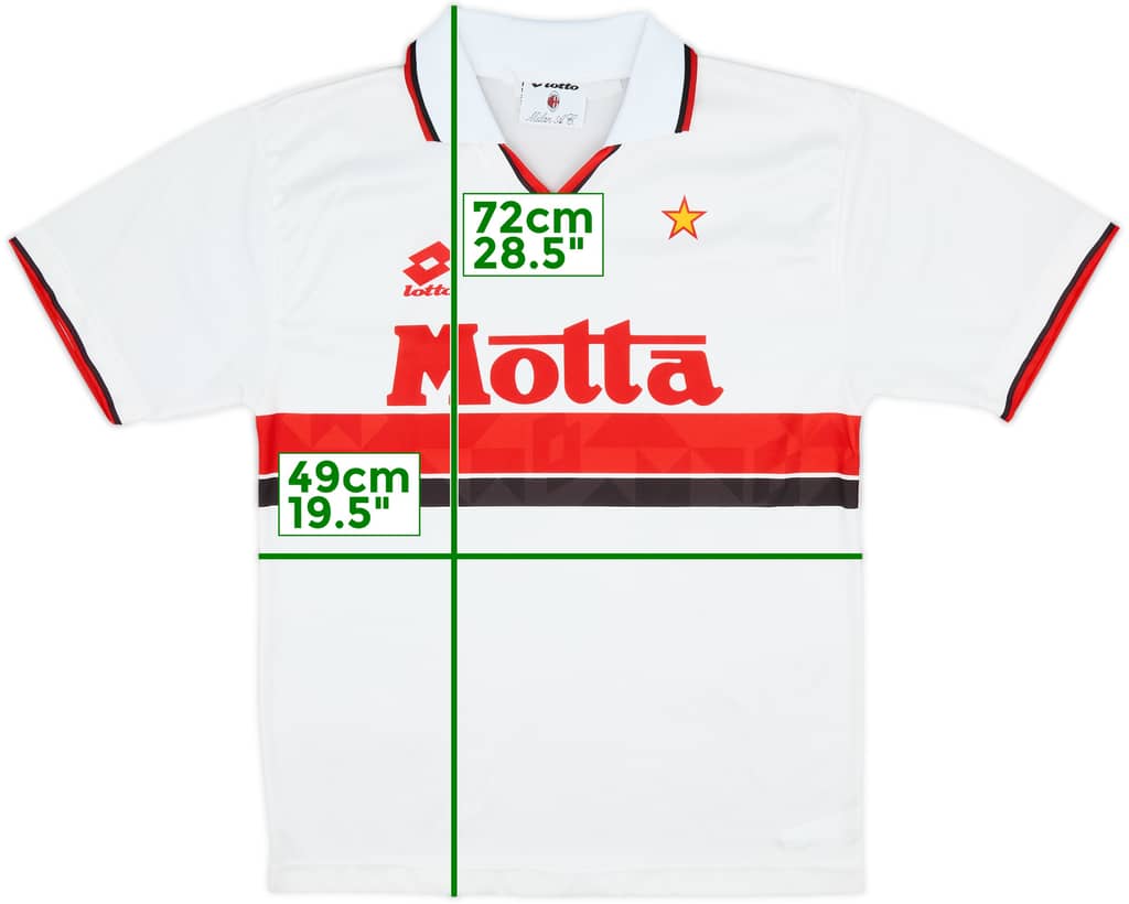 1993-94 AC Milan Away Shirt - 8/10 - (L)