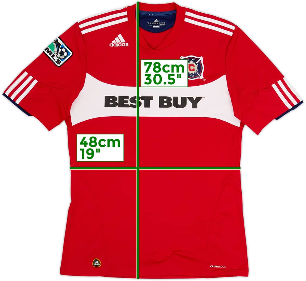 Camiseta de local del Chicago Fire 2009 - 7/10 - (M)