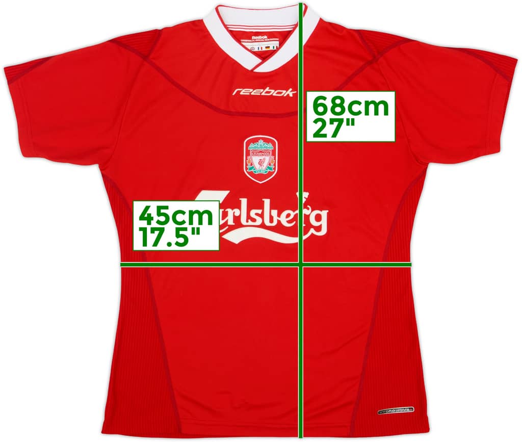 Camiseta de local del Liverpool 2002-04 - 10/10 - (Mujeres M)