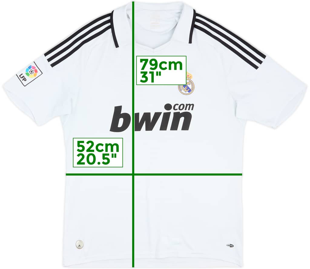 2008-09 Real Madrid Home Shirt - 6/10 - (L)