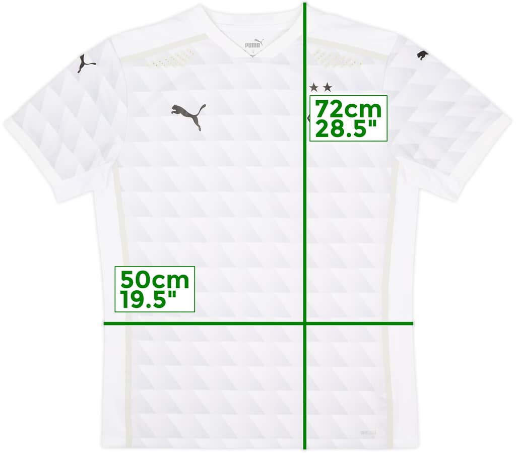 2020-21 Borussia Monchengladbach Player Issue Home Shirt - 8/10 - (L)