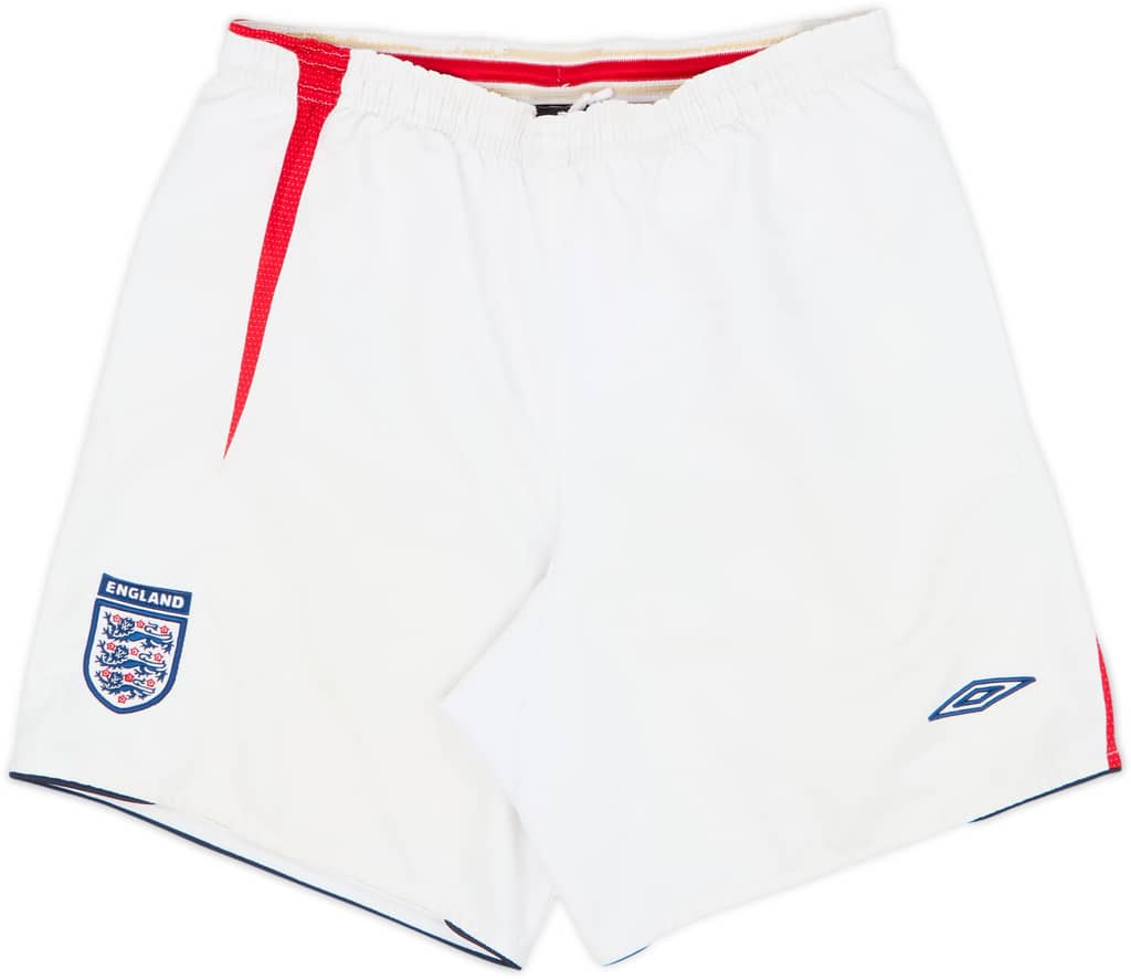 2005-07 England Alternate Home Shorts - 5/10 - (S)