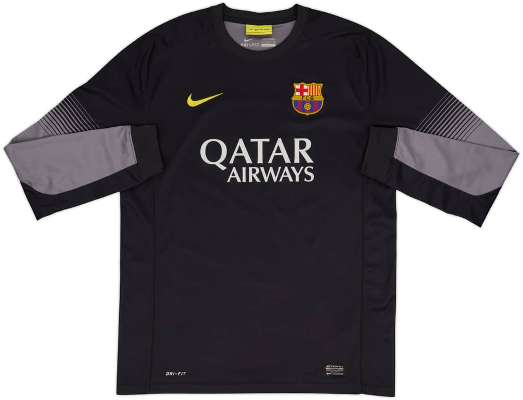 2013-14 Barcelona GK Shirt - 8/10 - (L)