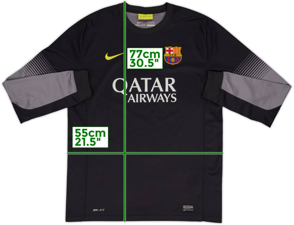 2013-14 Barcelona GK Shirt - 8/10 - (L)