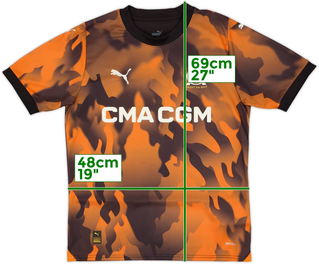 2023-24 Olympique Marseille Third Shirt - 8/10 - (M)